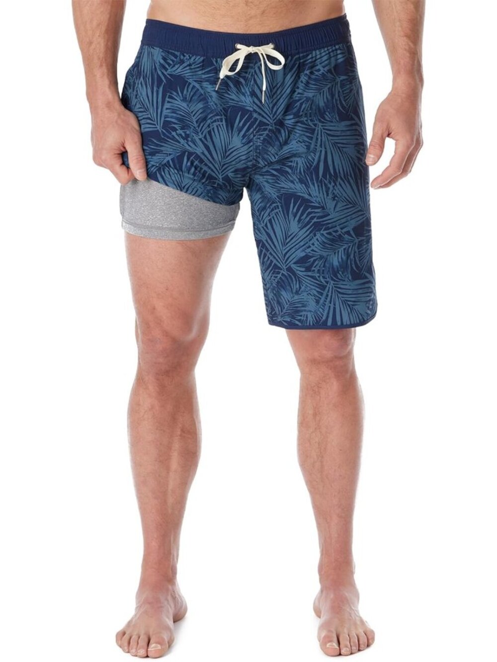 Men's Performance Swim Trunks – 8-Inch Inseam, Anti-Chafe, BreezeKnit™ Liner